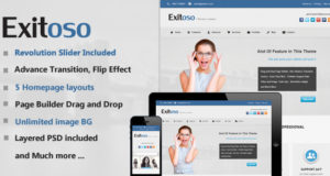 Exitoso Mehrzweck-WordPress-Template