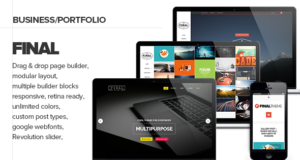 Finale – Elegantes Geschäfts- und Portfoliothema