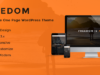 Freiheit – Responsive One Page WordPress Layout