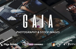 Gaïa – Fotografie und Stockbilder WordPress-Layout