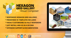 Hexagon-Grid-Galerie-Addon für WPBakery Page Builder (früher Visual Composer)