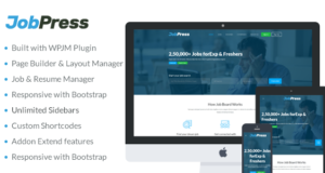 JobPress – Premium WordPress Job Manager Layout