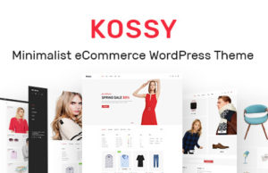 Kossy – Minimalistisches eCommerce-WordPress-Layout