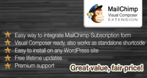MailChimp Subscribe Form Visual Composer-Erweiterung