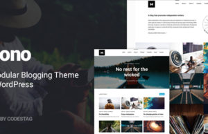 Mono – Ein modulares Blogging-Template für WordPress