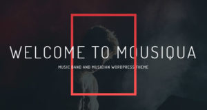 Mousiqua | Musikband & Musiker OnePage WordPress Layout
