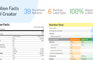 Nährwertangaben Label Creator