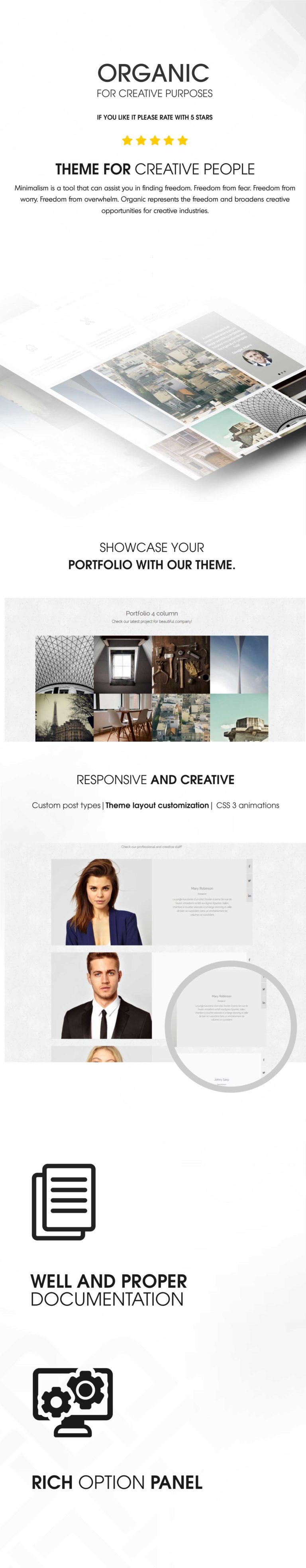 Organisch – Architektur & Motive WordPress Layout