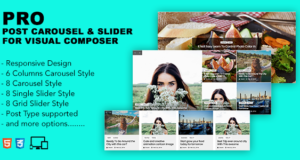 Pro Post-Karussell & Slider für Visual Composer