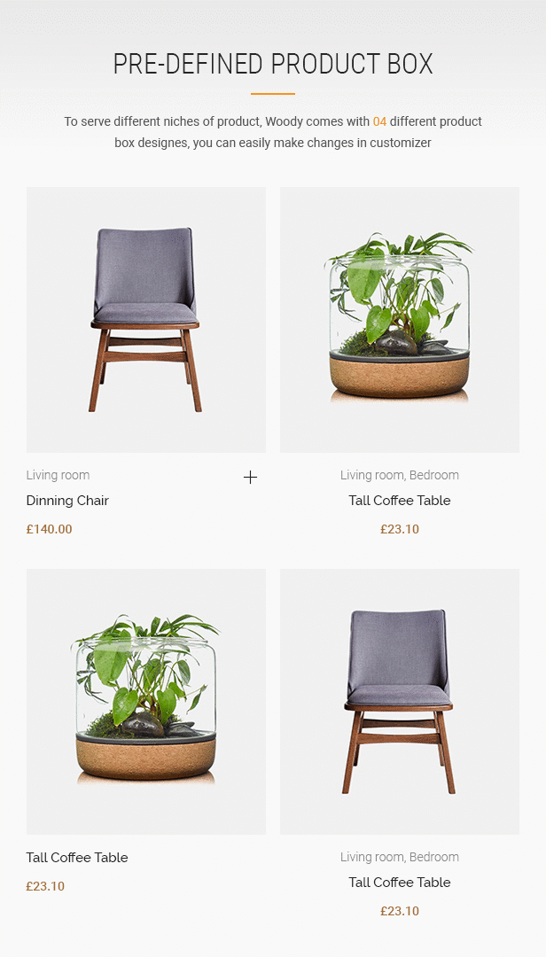Woody - Möbel WooCommerce WordPress Vorlage - 7