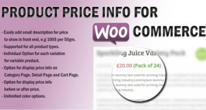 Produktpreisinfo für WooCommerce