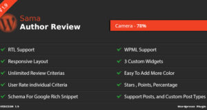 Sama Author Review WordPress-Plugin