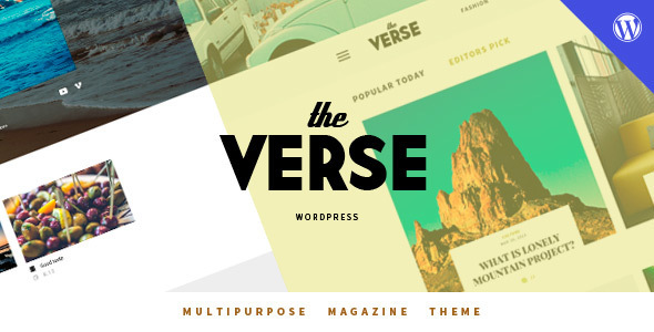 Verse - Mehrzweck-WordPress-Magazin-Template