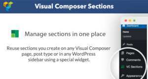 Visual Composer-Abschnitte