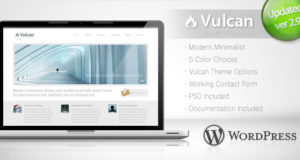 Vulcan – Minimalistisches Business WordPress Template 4