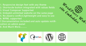 WP Website Embedder – Visual Composer wird unterstützt