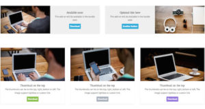 WPBakery Page Builder (früher Visual Composer) Add-on – Miniaturansicht mit Untertitel