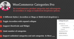 WooCommerce Kategorien Pro
