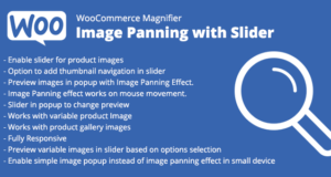 WooCommerce Lupe – Bild Verschieben mit Schieberegler