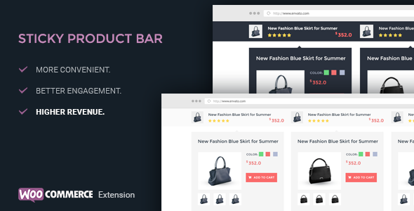 WooCommerce-Produkt-Sticky Bar - WooCommerce-Erweiterung
