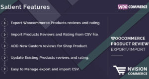 WooCommerce-Produktbewertungen Export / Import