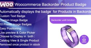 Woocommerce Backorder-Produktabzeichen
