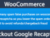Woocommerce Checkout Recaptcha