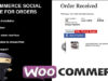 Woocommerce Social Share für Bestellungen