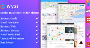 Wyzi – Business Finder und Dienstanbieter für die Buchung von WordPress Social Look Directory-Themen