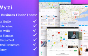 Wyzi – Business Finder und Dienstanbieter für die Buchung von WordPress Social Look Directory-Themen