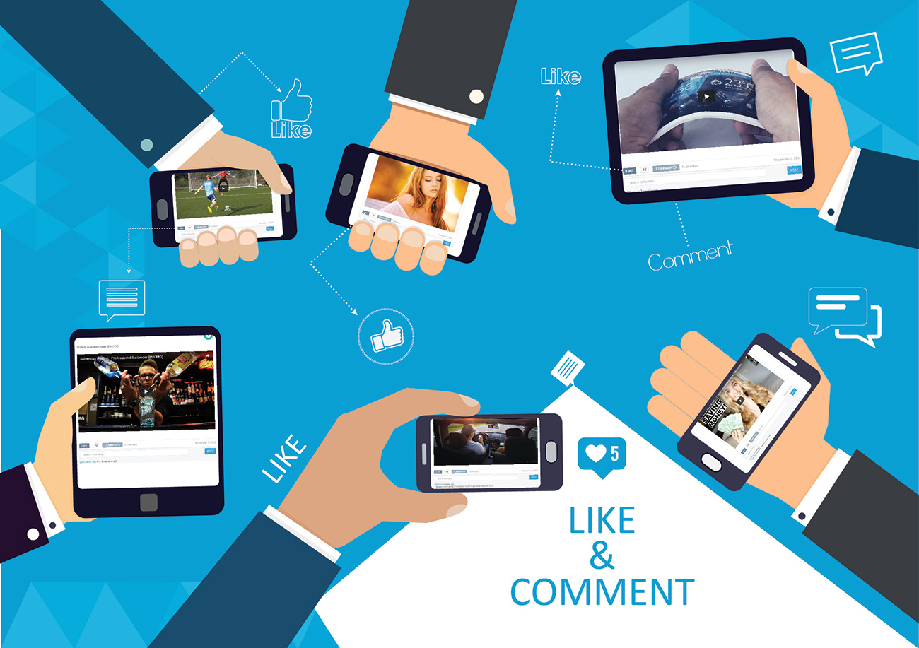 Business Posts Like Comment Verzeichnis für Social Finder