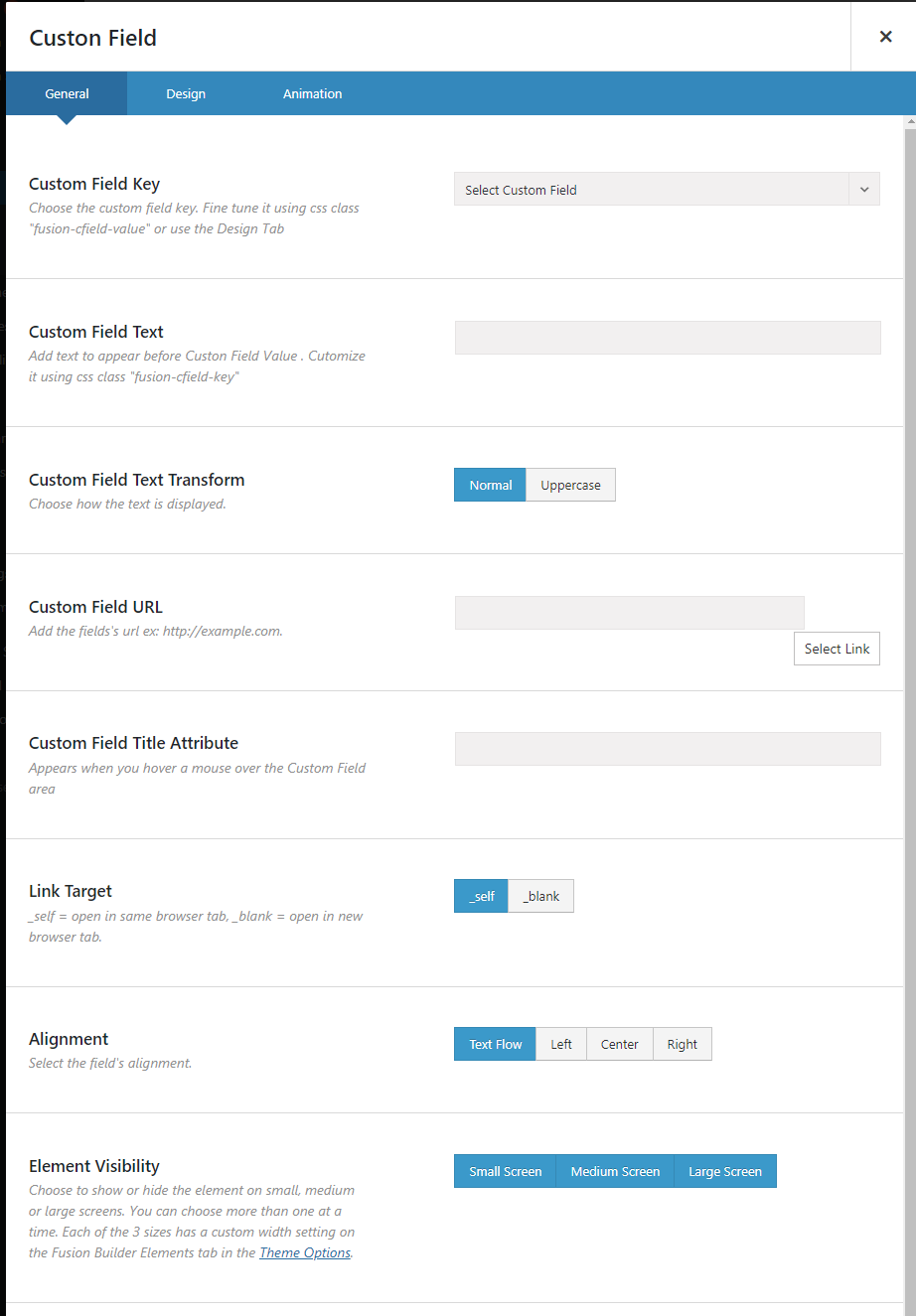 Benutzerdefiniertes Feldelement für Fusion Builder - 3