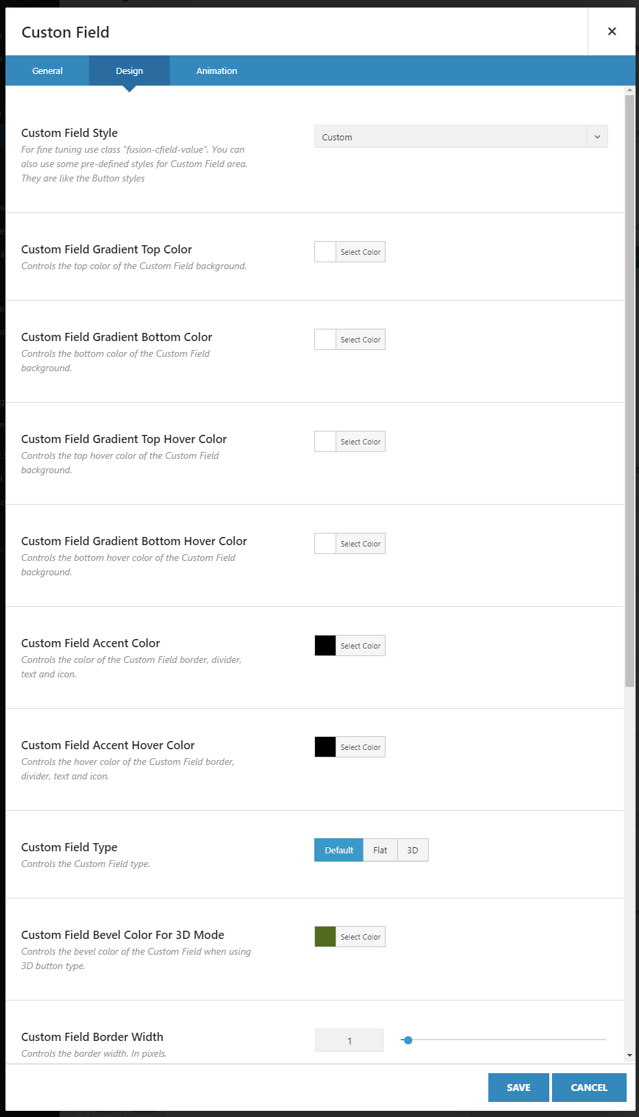 Benutzerdefiniertes Feldelement für Fusion Builder - 4