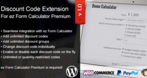 ez Form Calculator – Rabattcode-Erweiterung