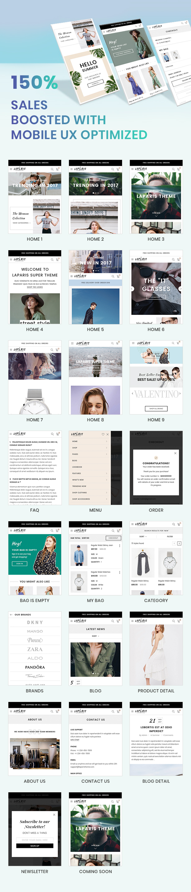 Laparis-WordPress-Vorlage