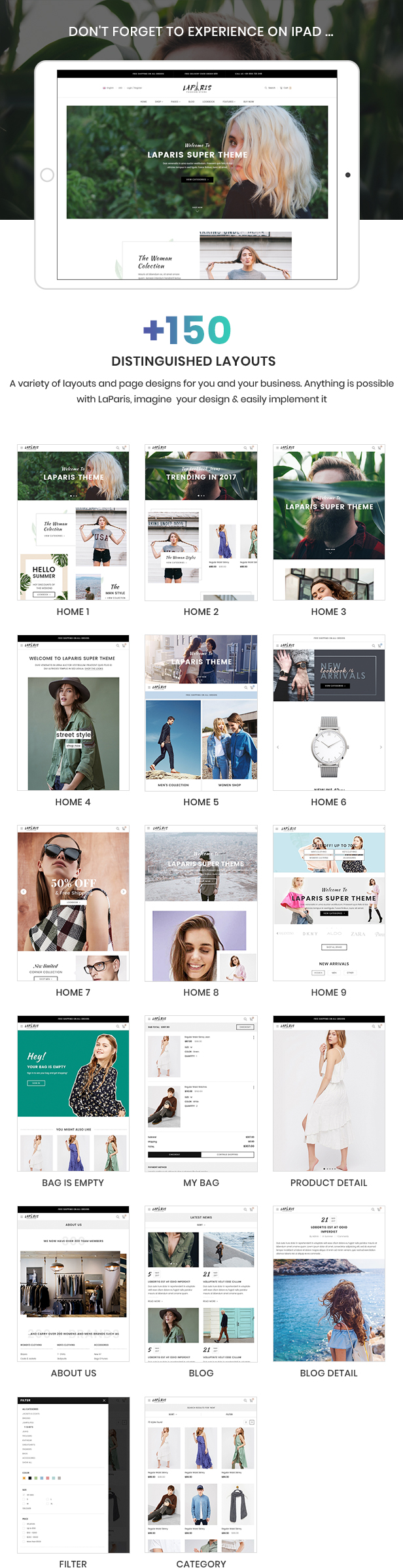 Laparis-WordPress-Vorlage