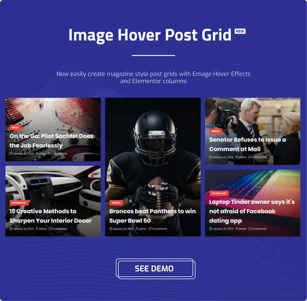 Emage - Image Hover-Effekte für Elementor - 3