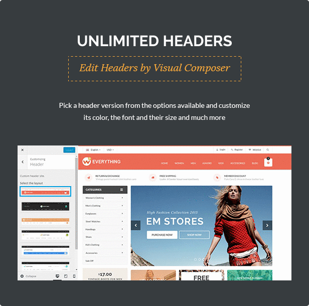 Alles - Premium Responsive Woocommerce WordPress-Layout