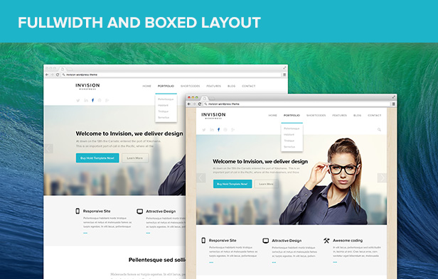INVISION Responsive Corporate WP Layout