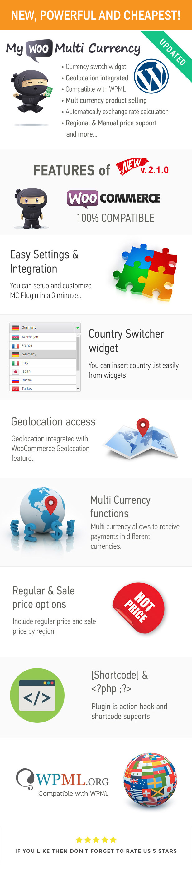 Mein Woo Multi Currency WordPress Plugin