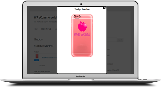 Mobile Case Design für WP eCommerce