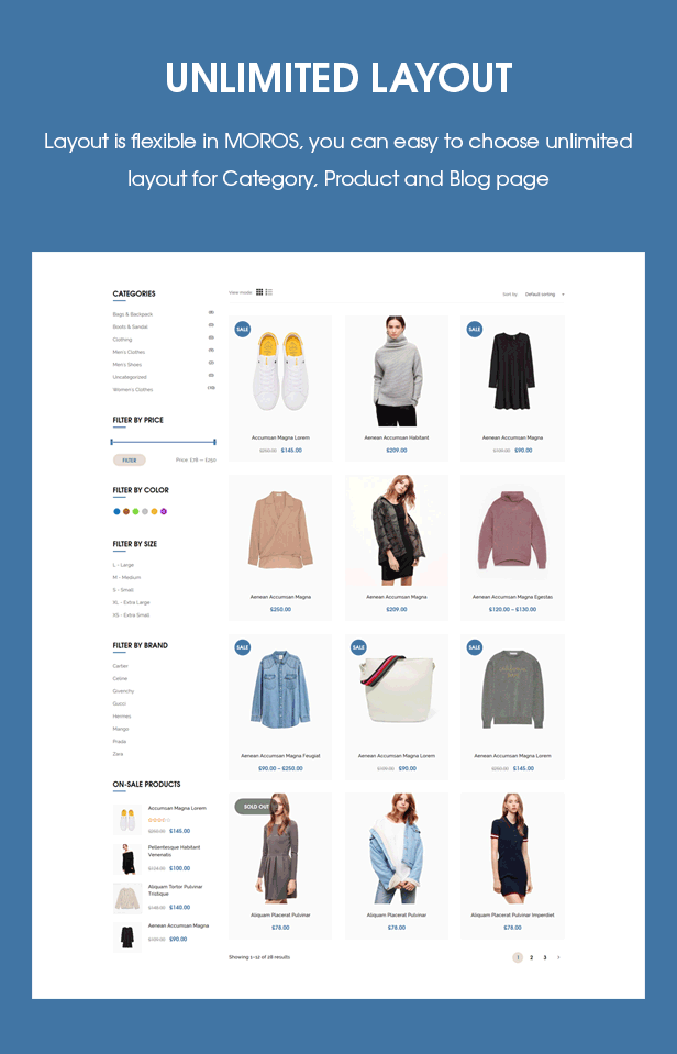 Moros | eCommerce-WordPress-Vorlage