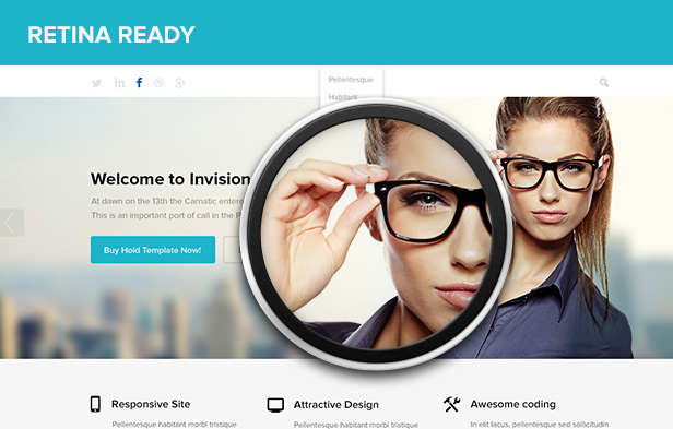 INVISION Responsive Corporate WP Layout