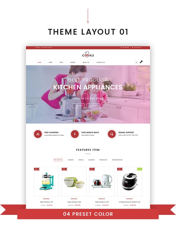 VG Cooku - Sauberes, einfaches WooCommerce-WordPress-Template - 13