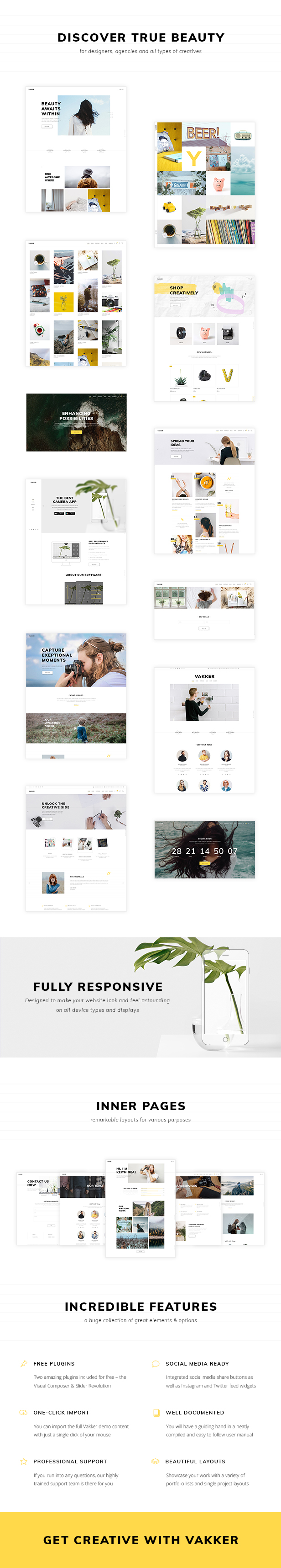 Vakker - Ein kreatives Thema für Designer und Agenturen - 1