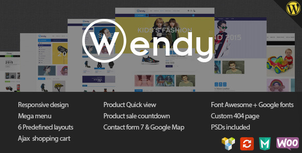 Wendy - Multi Store WooCommerce Vorlage
