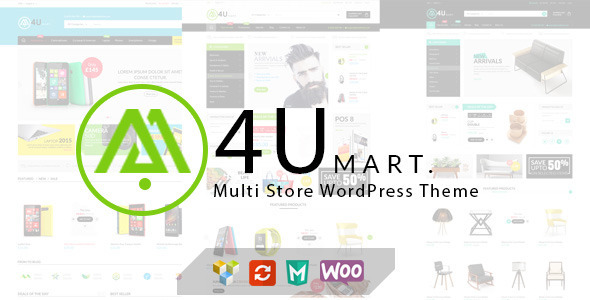 M4U - Responsives WordPress-Vorlage für mehrere Shops