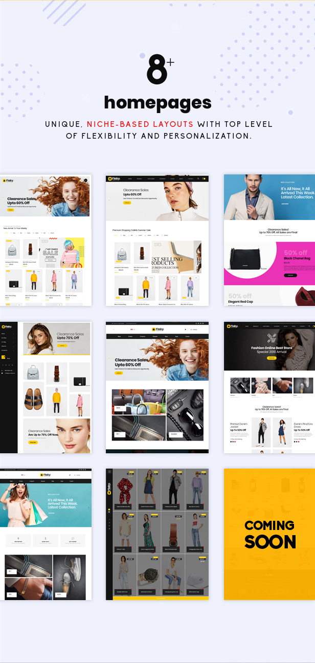 Flaky - ein responsives WooCommerce-Vorlage für Online-Shopping-Websites - 3