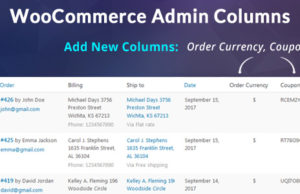 Add-On für WooCommerce-Admin-Spalten