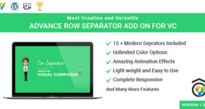 Advance Row Separator Add On für WPBakery Page Builder (früher Visual Composer)